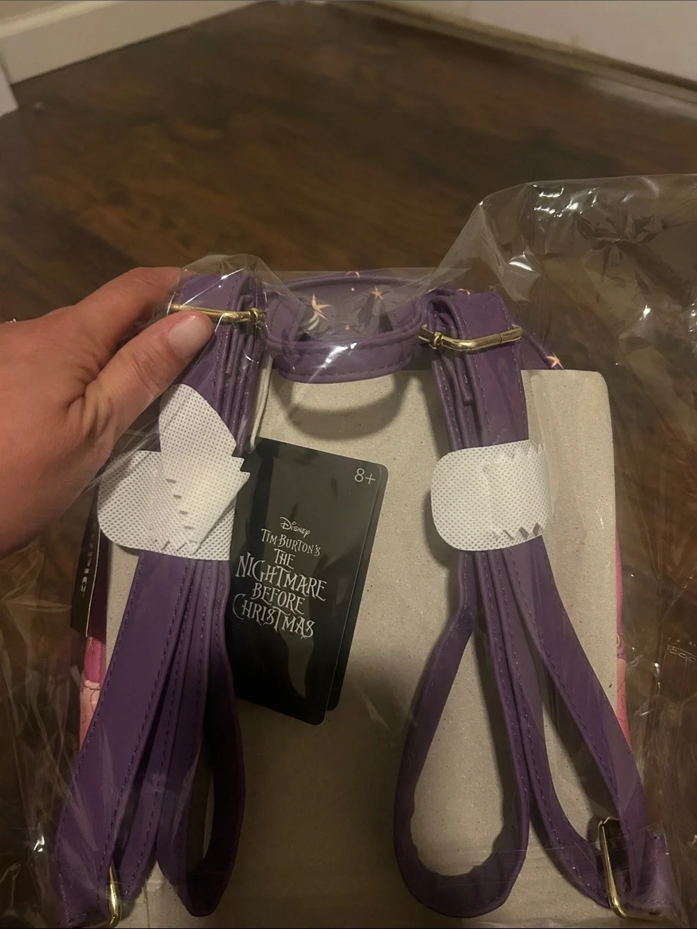 Disney Purple and Pink The Nightmare Before Christmas Mini Backpack